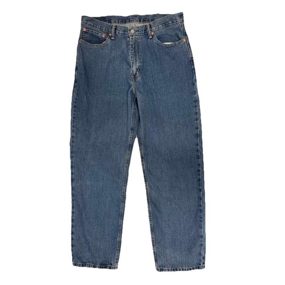 Vintage Levi's 550 Relaxed Fit Jeans Men 36x32 Blue Denim Made In Colombia 90s